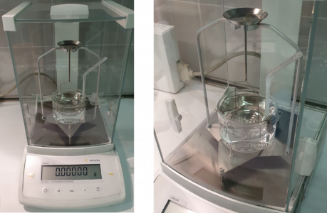 Bilancia analitica Sartorius con kit misura densità Bilancia analitica Sartorius con kit misura densità