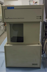  Dynamic contact angle analyzer DCA Cahn