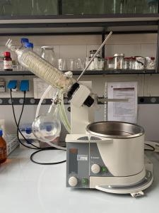 Evaporatore rotante con pompa ad acqua