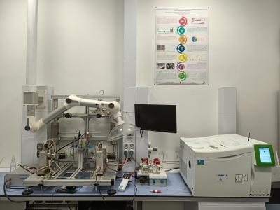 Sezione micropilota testing elettrocatalizzatori per la riduzione della CO2 
