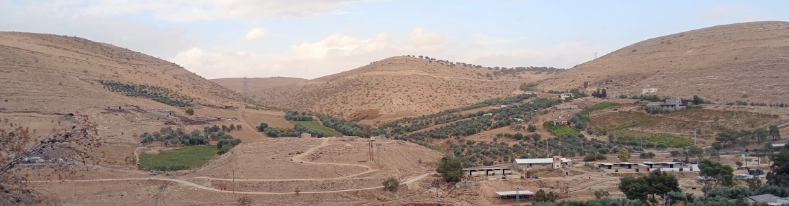 Khirbat Iskandar Veduta generale di Khirbat Iskandar da sud nella valle dello Wadi az-Zarqa